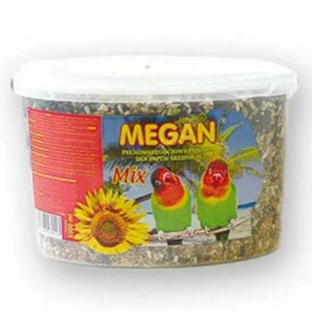 Megan Pokarm dla papug średnich Mix 3l