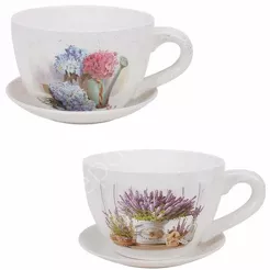 Doniczka ceramiczna 33*25,5*18cm Filiżanka mix wzorów