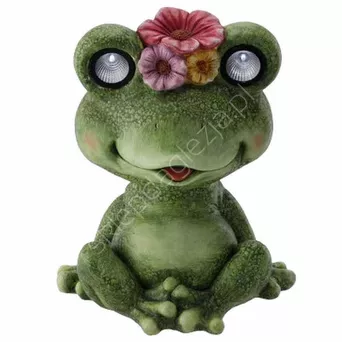 Figurka LED żaba z ruchomymi oczami 37,5cm