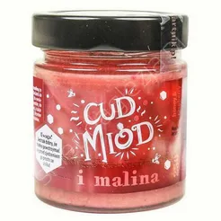 Miód 0,25kg malina Cud Miód