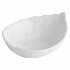 Salaterka liść biała 14x10,5cm