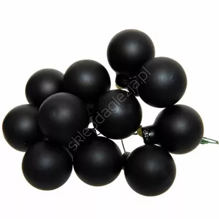 Pik bombka 25mm czarny mat