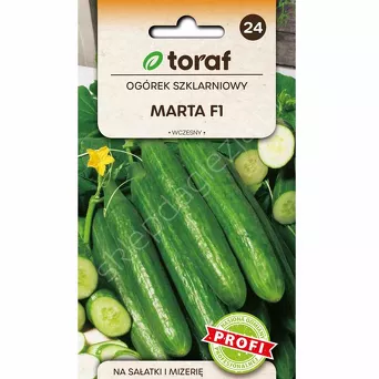 Ogórek Marta F1 szklarniowy 1g T