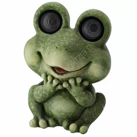 Figurka LED żaba ze świecącymi oczami 35cm