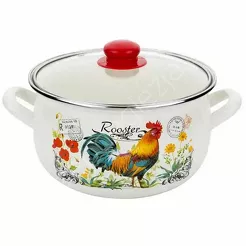 Garnek emalia Kogucik 5,L