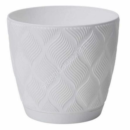 Doniczka Form Flow Petit Eco Rec z podst. 27 biały