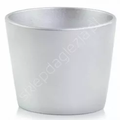 Doniczka cer P 71.031.13 srebrna