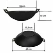 Wok żeliwny 36cm Prowent