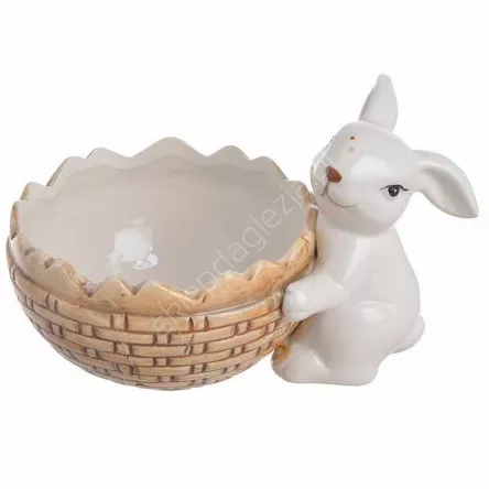 Osłonka ceramiczna skorupka z zającem