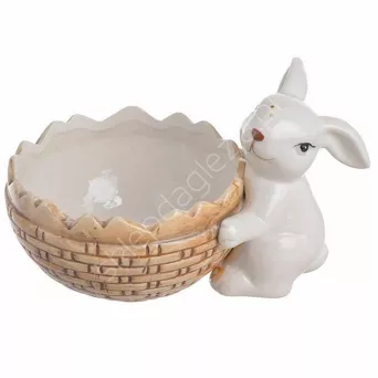 Osłonka ceramiczna skorupka z zającem