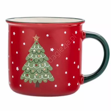 Kubek świąteczny Choinka 400ml