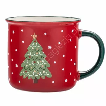 Kubek świąteczny Choinka 400ml