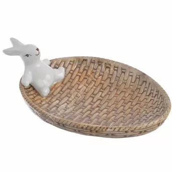 Podstawka ceramiczna z zającem 