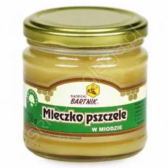Miód 0,25kg z mleczkiem pszczelim słoik