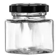 Słoiczek  80ml kwadratowy z zakrętką
