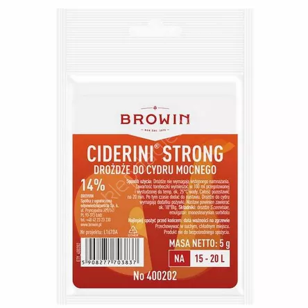 Drożdże do cydru Strong 5g