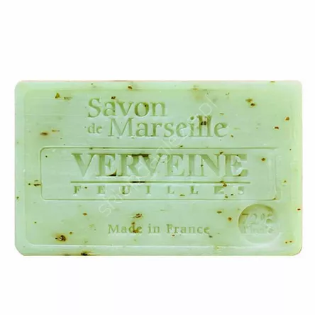 Mydło Marsylskie Werbena z płatkami migdałowy 125g