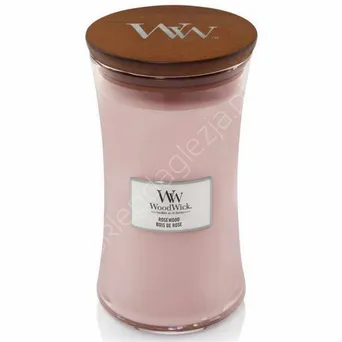 Świeca Wood Wick duża Rosewood