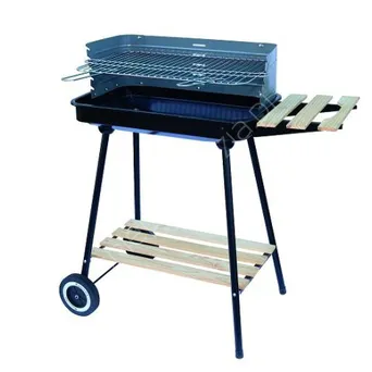 Grill prostokątny z półką