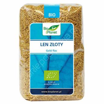 BIO Len złoty  400g 