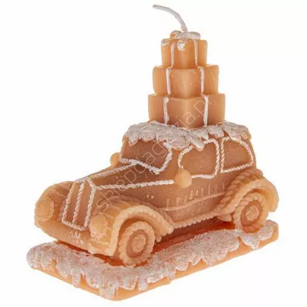 Świeca - samochód z prezentami