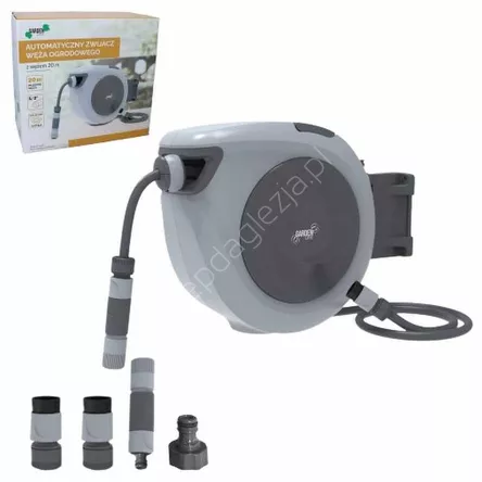 Bęben naścienny z wężem 20m