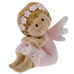 Figurka gipsowa wróżka siedząca