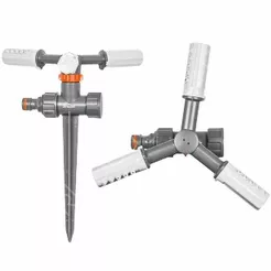 Zraszacz obrotowy 3-ramienny na kolcu WHITE LINE