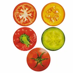 Nakrętka do słoika fi  66/4 dekor. kpl. 10szt