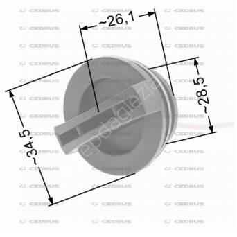 Korek paliwa NAC SPS01-45 CS4500 CS5200 pilarki ma