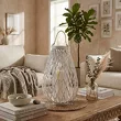 Lampion Lucie White 28x42x70cm
