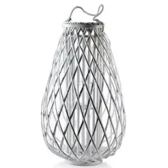 Lampion Lucie White 28x42x70cm