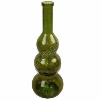 Butelka szklana oliwkowa zieleń 26,5x75cm