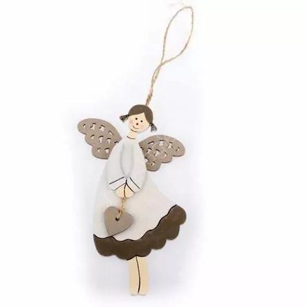 Zawieszka drewniany  Aniołek