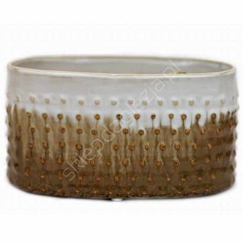 Doniczka cer Cie 25x14.5x12.5cm J69-51