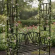 Pergola ogrodowa z ławką 114*45*208cm - 4