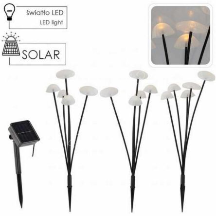 Lampa solarna 43cm grzybnie