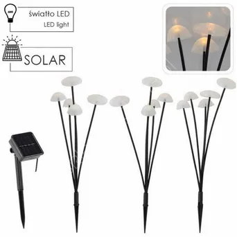 Lampa solarna 43cm grzybnie
