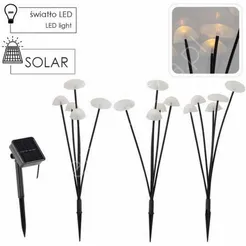 Lampa solarna 43cm grzybnie