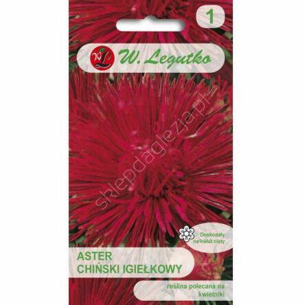 Aster igiełkowy czerwony 1,00g  L