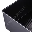 Blacha prostokątna czarna 28*23,5*6cm