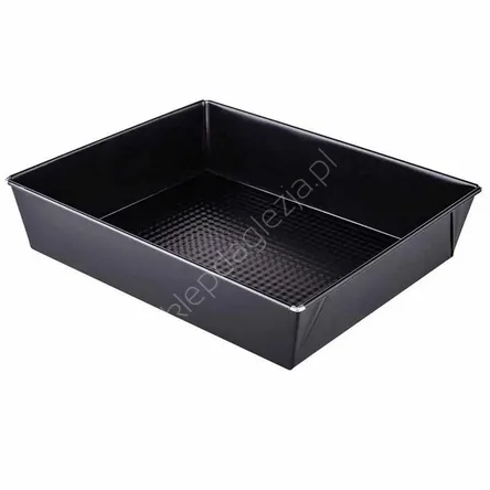 Blacha prostokątna czarna 28*23,5*6cm