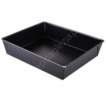 Blacha prostokątna czarna 28*23,5*6cm