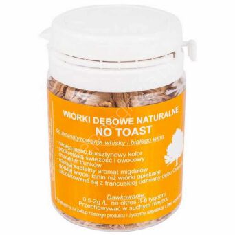 Wiórki dębowe naturalne (nieopiekane) 20g