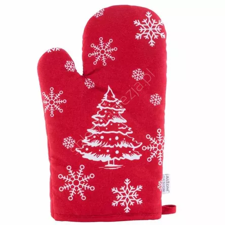 Rękawica kuchenna Zimowa Choinka 18x28cm
