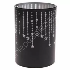 Świecznik szklany LED