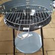 Grill okrągły z półką