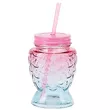 Słoik ze słomką 530ml