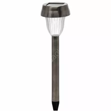 Lampa solarna Mino srebrna zimny biały