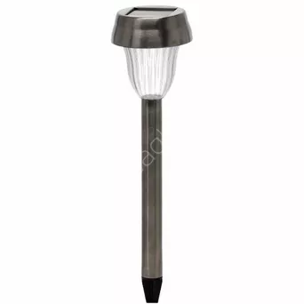 Lampa solarna Mino srebrna zimny biały